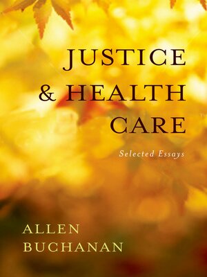 cover image of Justice and Health Care